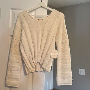 Altard State white knit sweater. Never been worn. Size Small.